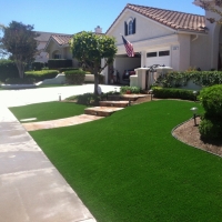 Artificial Grass Carpet Jasonville, Indiana Landscape Design, Front Yard