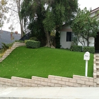 Artificial Turf Installation Martinsville, Indiana Roof Top, Front Yard Landscaping