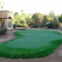 Fake Turf Charlestown, Indiana Putting Green Flags, Small Backyard Ideas