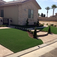 Fake Turf Rockville, Indiana Roof Top, Front Yard Design