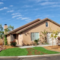 Synthetic Turf Danville, Indiana Roof Top, Front Yard Landscaping