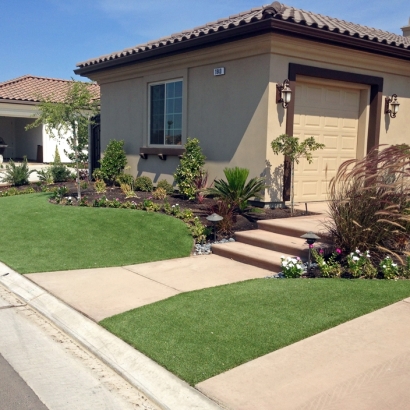 Fake Grass Rockport, Indiana Landscape Design, Small Front Yard Landscaping