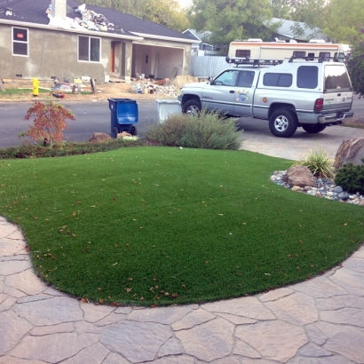 Turf Grass Clinton, Indiana Backyard Deck Ideas, Front Yard Landscaping