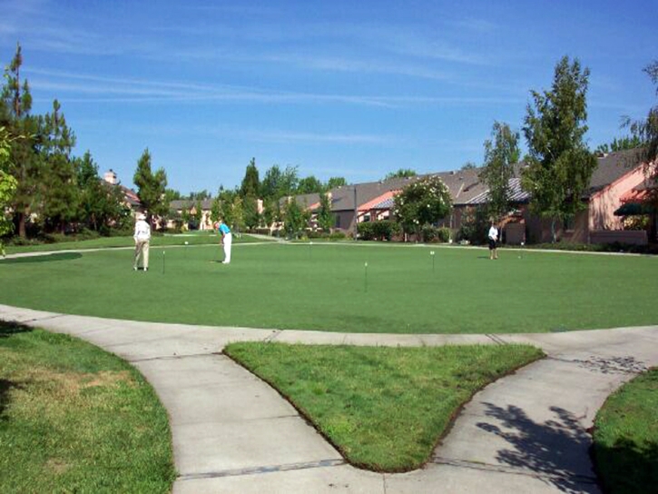 Artificial Grass Installation Greenwood, Indiana Putting Green, Commercial Landscape