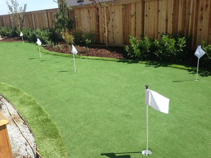 Grass Turf Dunkirk, Indiana Home Putting Green, Backyard