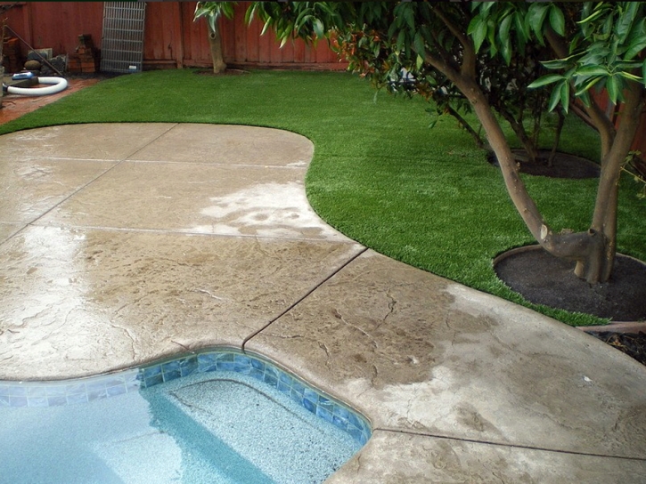 Synthetic Grass Cost Dublin, Indiana Backyard Deck Ideas, Backyard Landscaping