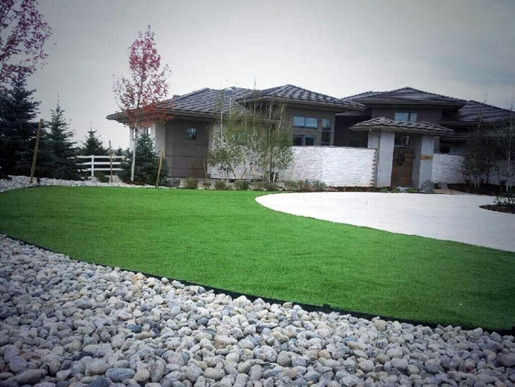 Synthetic Turf Indianapolis, Indiana Landscape Rock, Front Yard Landscaping